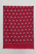 Kani Hand Woven Pashmina Stole Red