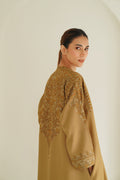 Paisley Buta Hand Embroidered Wool Choga Baby Camel