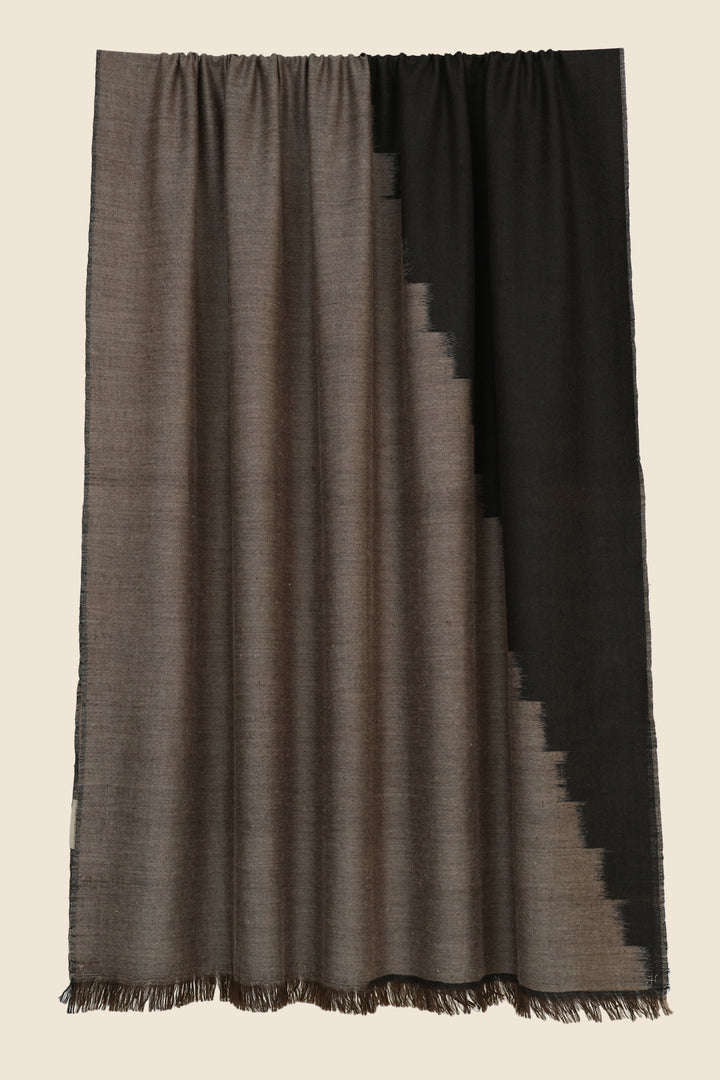 Kashmir Loom Terrace Cashmere Shawl 100 x 215 cms