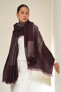 Metallic Cashmere Reversible Women's Shawl | Kashmir Loom