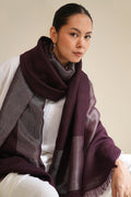 Metallic Cashmere Reversible Women's Shawl | Kashmir Loom