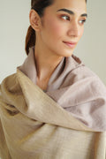 Metallic Cashmere Reversible Women's Shawl and Stole | Kashmir Loom