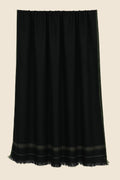 Kashmir Loom Dousa Plain Cashmere Shawl 100 x 215 cms