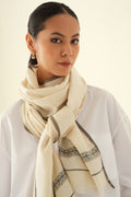Kashmir Loom Dousa Plain Cashmere Scarf 50 x 200 cms