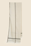 Kashmir Loom Dousa Plain Cashmere Scarf 50 x 200 cms