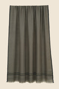 Kashmir Loom Dousa Plain Cashmere Shawl 100 x 215 cms