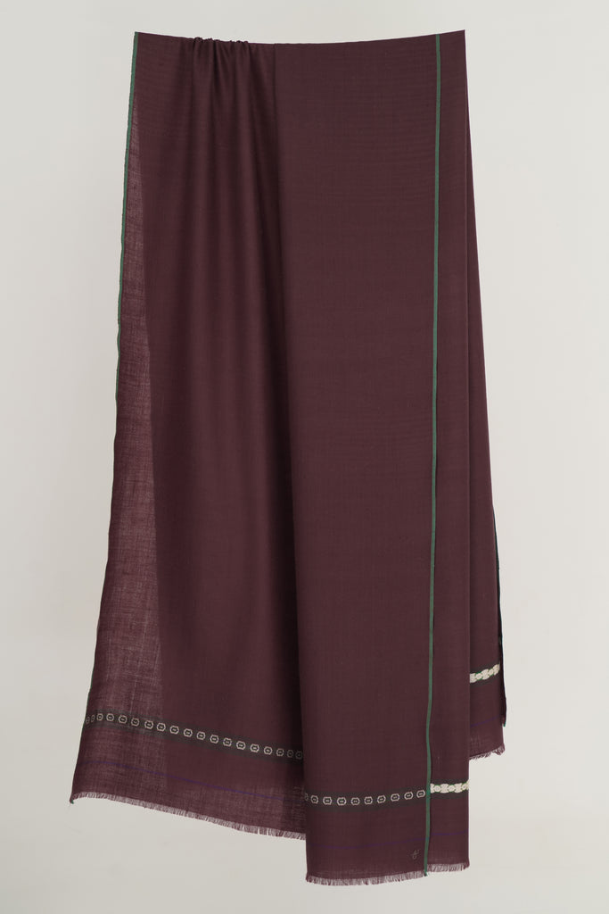 Handwoven Cashmere Dousa Shawl | Kashmir Loom