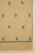 Kashmir Loom Sozni Ambi Bail Buti Hand Embroidered Pashmina Shawl Butter