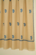 Kashmir Loom Sozni Ambi Bail Buti Hand Embroidered Pashmina Shawl Butter