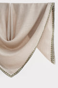 Kashmir Loom Sozni Baildar Hand Embroidered Pashmina Neck Scarf Kuklihut