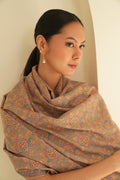 Kashmir Loom Sozni Butidar Jaaldar Hand Embroidered Pashmina Shawl Natural