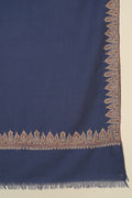 Kashmir Loom Sozni Farah Noosh Dordar Hand Embroidered Pashmina Shawl Glacier