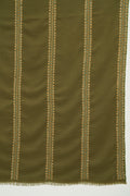 Kashmir Loom Sozni Gulsheeda Khatrast Hand Embroidered Pashmina Shawl Fern
