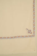 Kashmir Loom Sozni Hashiya Koundar Hand Embroidered Pashmina Shawl Ivory