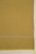 Kashmir Loom Sozni Hashiya Hand Embroidered Pashmina Stole Light Green