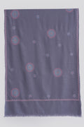 Kashmir Loom Sozni Hazuri Butadar Hand Embroidered Pashmina Stole Nimbus
