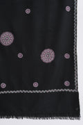 Kashmir Loom Sozni Hazuri Butadar Hand Embroidered Pashmina Stole Pencil
