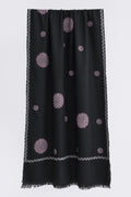 Kashmir Loom Sozni Hazuri Butadar Hand Embroidered Pashmina Stole Pencil