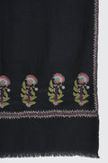 Kashmir Loom Sozni Heera Buta Palledar Hand Embroidered Pashmina Stole Pencil