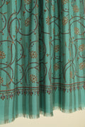 Kashmir Loom Sozni Jaaldar Hand Embroidered Pashmina Shawl Galapagos
