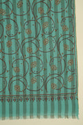 Kashmir Loom Sozni Jaaldar Hand Embroidered Pashmina Shawl Galapagos