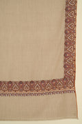 Kashmir Loom Sozni Rumman Kalandor Hand Embroidered Pashmina Shawl Kuklihut
