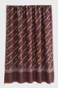 Kashmir Loom Sozni Khatrast Flower Buti Hand Embroidered Pashmina Shawl Barbeque