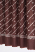 Kashmir Loom Sozni Khatrast Flower Buti Hand Embroidered Pashmina Shawl Barbeque