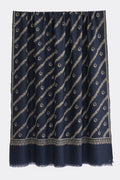 Kashmir Loom Sozni Khatrast Flower Buti Hand Embroidered Pashmina Shawl Pencil