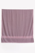 Kashmir Loom Sozni Kian Borderdar Hand Embroidered Pashmina Shawl Feather