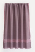 Kashmir Loom Sozni Kian Borderdar Hand Embroidered Pashmina Shawl Feather