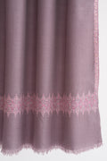 Kashmir Loom Sozni Kian Borderdar Hand Embroidered Pashmina Shawl Feather