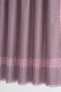 Kashmir Loom Sozni Kian Borderdar Hand Embroidered Pashmina Shawl Feather