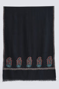 Kashmir Loom Sozni Meher Buta Palledar Hand Embroidered Pashmina Stole Pencil
