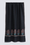 Kashmir Loom Sozni Meher Buta Palledar Hand Embroidered Pashmina Stole Pencil