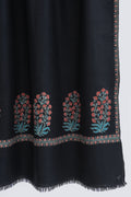 Kashmir Loom Sozni Meher Buta Palledar Hand Embroidered Pashmina Stole Pencil