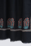 Kashmir Loom Sozni Meher Buta Palledar Hand Embroidered Pashmina Stole Pencil