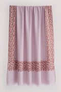 Kashmir Loom Sozni Mehrish Dordar Hand Embroidered Pashmina Shawl Catmint