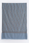 Kashmir Loom Sozni Narmeen Jaaldar Hand Embroidered Pashmina Stole Baltic