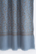 Kashmir Loom Sozni Narmeen Jaaldar Hand Embroidered Pashmina Stole Baltic