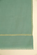 Kashmir Loom Sozni Nasrin Baildar Hand Embroidered Pashmina Stole Aquamarine