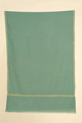 Kashmir Loom Sozni Nasrin Baildar Hand Embroidered Pashmina Stole Aquamarine