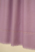 Kashmir Loom Sozni Nasrin Baildar Hand Embroidered Pashmina Stole Wisteria Pink