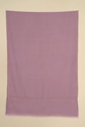 Kashmir Loom Sozni Nasrin Baildar Hand Embroidered Pashmina Stole Wisteria Pink