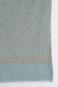 Kashmir Loom Sozni Nazanin Jaaldar Hand Embroidered Pashmina Stole Baltic