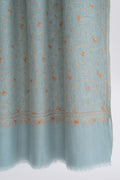 Kashmir Loom Sozni Nazanin Jaaldar Hand Embroidered Pashmina Stole Baltic