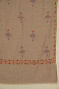 Kashmir Loom Sozni Neemdor Butidar Hand Embroidered Pashmina Shawl Natural