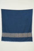 Kashmir Loom Sozni Rishma Palledar Hand Embroidered Pashmina Shawl Midnight