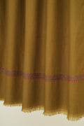Kashmir Loom Sozni Yashir Hashiya Hand Embroidered Pashmina Shawl Ancient Green