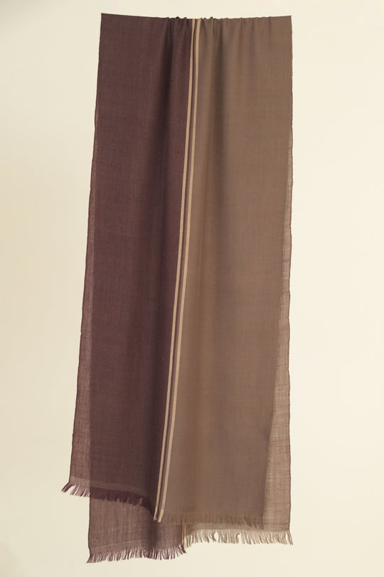 Kashmir Loom Fifty Fifty Cashmere Mens Scarf